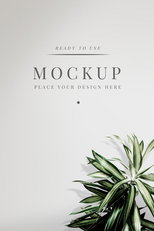 Free Floral Cover Mockup Psd