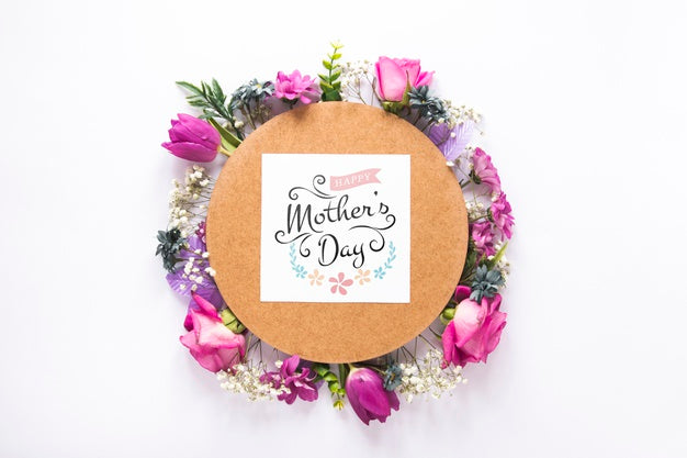 Free Floral Mothers Day Mockup Psd