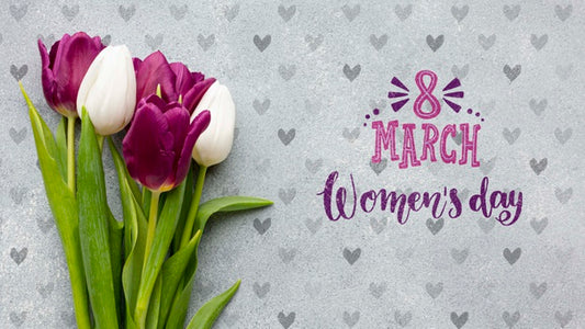 Free Flowers Bouquet For Womens Day Psd