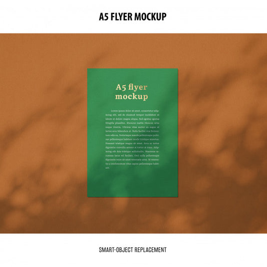 Free Flyer Mockup In A Desktop Psd