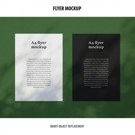 Free Flyer Mockup Psd