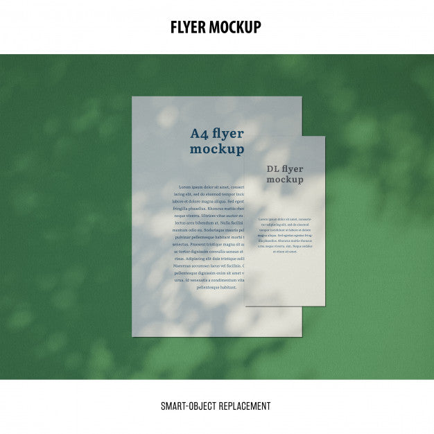 Free Flyer Mockup Psd