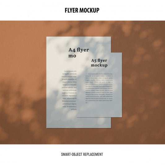 Free Flyer Mockup Psd