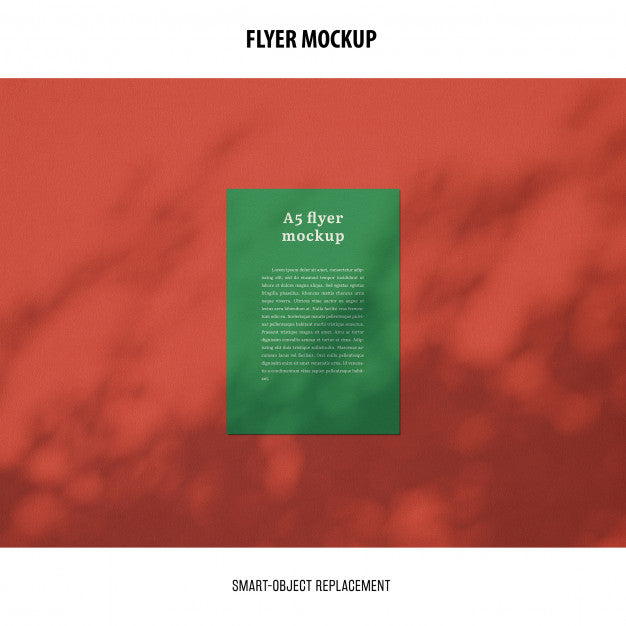 Free Flyer Mockup Psd