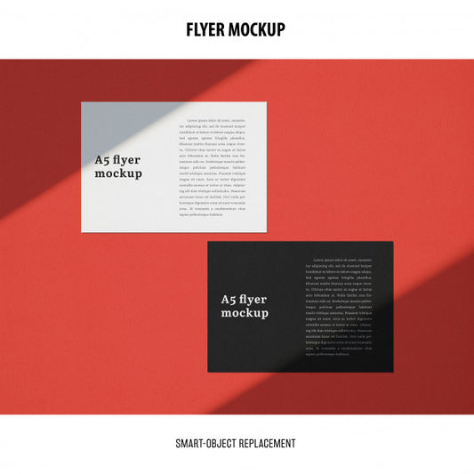 Free Flyer Mockup Psd