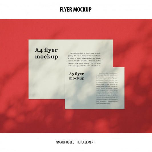 Free Flyer Mockup Psd