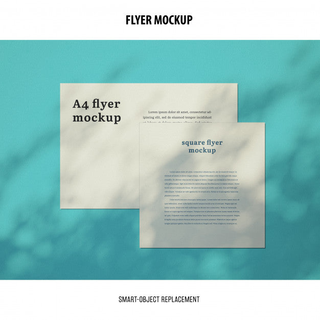 Free Flyer Mockup Psd