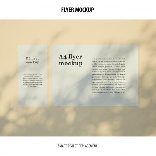 Free Flyer Mockup Psd