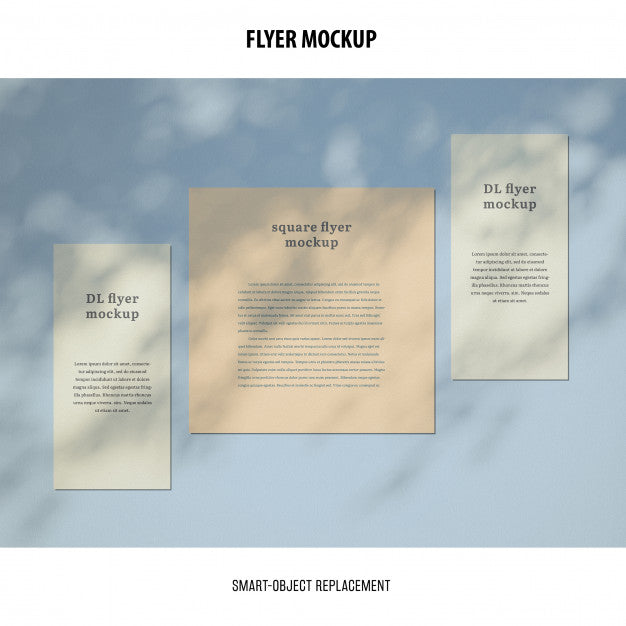 Free Flyer Mockup Psd