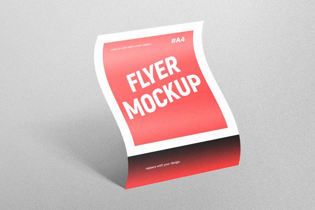 Free Flyer Mockup Psd