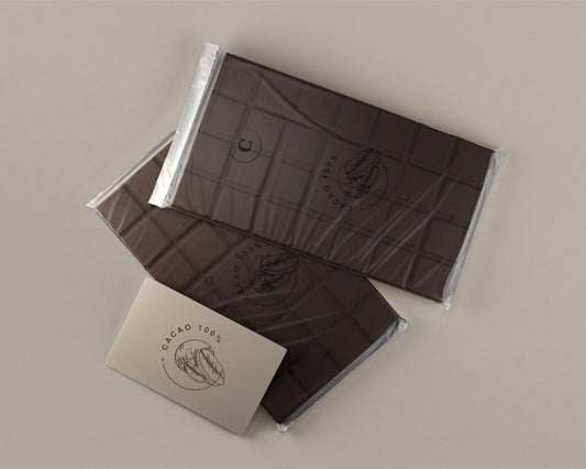 Free Foil Chocolate Wrapping Mock-Up Psd
