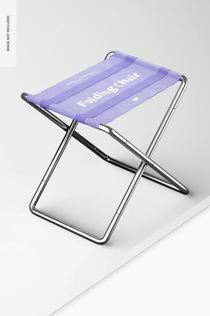 Free Folding Chair Mockup Psd
