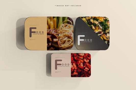 Free Food Containers Mockup Psd