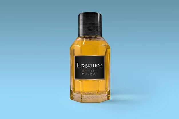 Free Fragance Bottle Mockup Psd