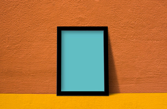 Free Frame Against Wall Psd