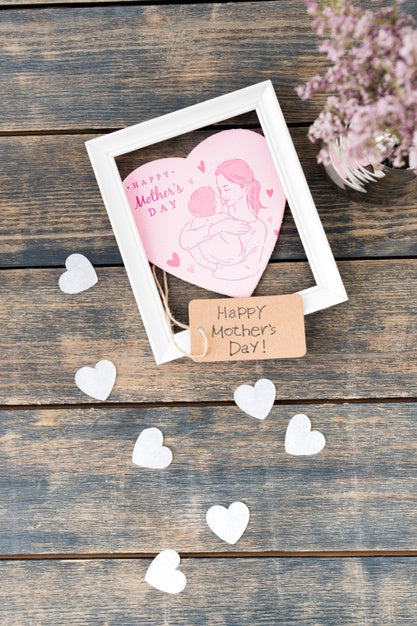 Free Frame Mockup For Mothers Day Psd