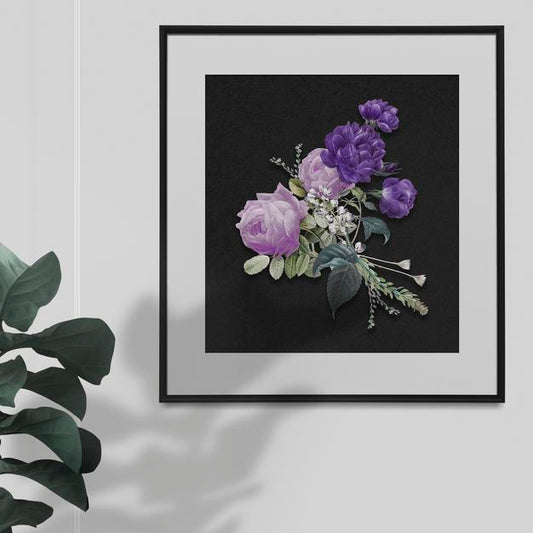 Free Frame Mockup Hanging On The Wall Psd