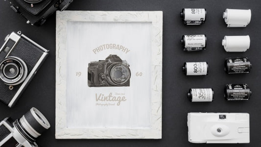 Free Frame Mockup With Photography Concept Psd