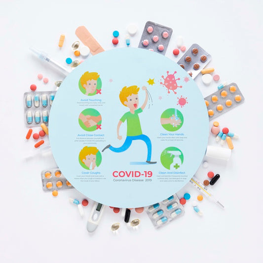 Free Frame Of Pills With Mock-Up Psd
