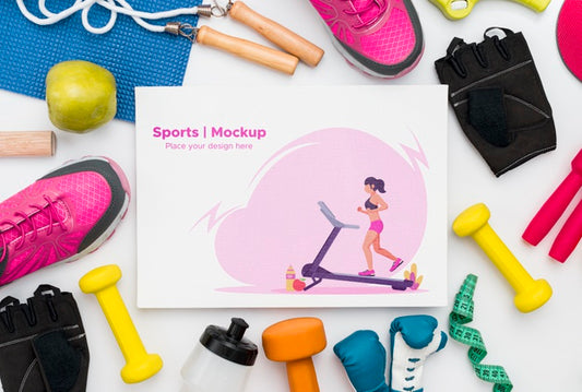 Free Frame Of Sport Tools Psd