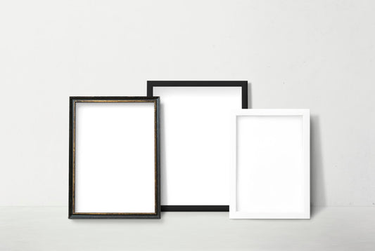 Free Frames Leaning Against A Wall Psd