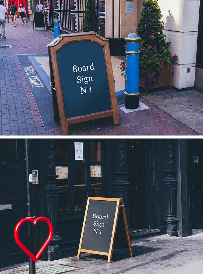 Free Super-Useful Restaurant Street Ad Sign Mockup