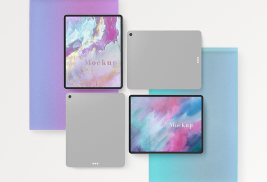 Free Front And Back Of Tablet Collection Psd