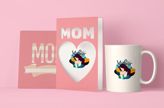Free Front View Composition For Mother'S Day Psd