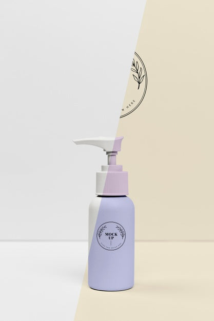 Free Front View Of Beauty Product Psd