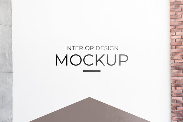 Free Front View Of Interior Decoration Mock-Up Psd