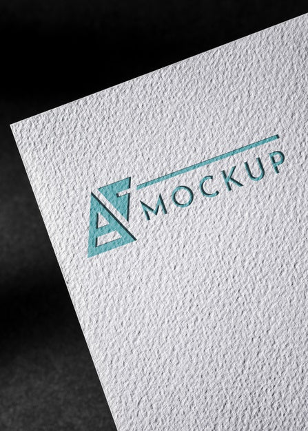 Free Front View Of Paper Business Card With Coarse Surface Psd
