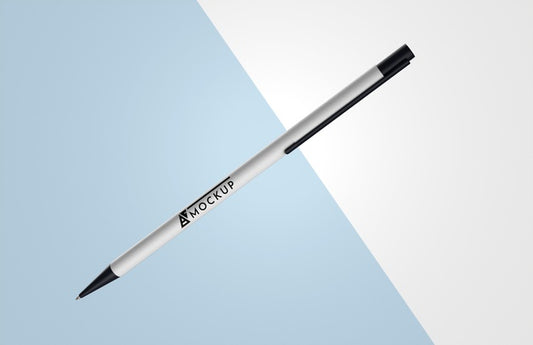 Free Front View Of Pen Mock-Up Psd