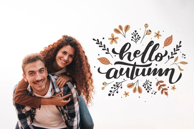 Free Front View Of Smiling Couple Looking At Camera Psd
