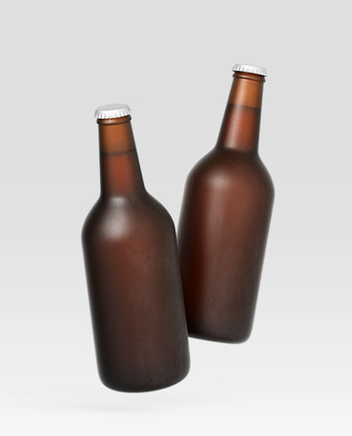 Free Frosted Beer Bottle Mockup Psd Template