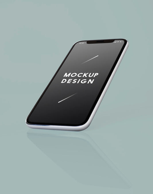 Free Full Screen Smartphone Mockup Design Psd