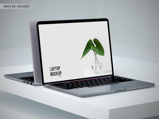 Free Fullscreen Laptop Mockup Design Psd