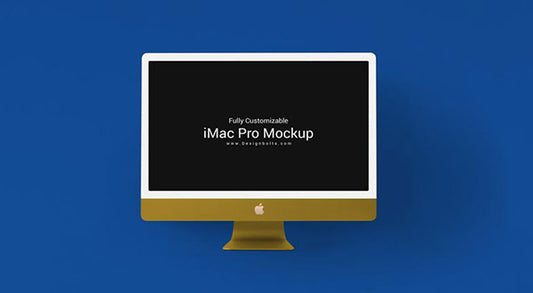 Free Fully Customizable Imac Pro Mockup Psd