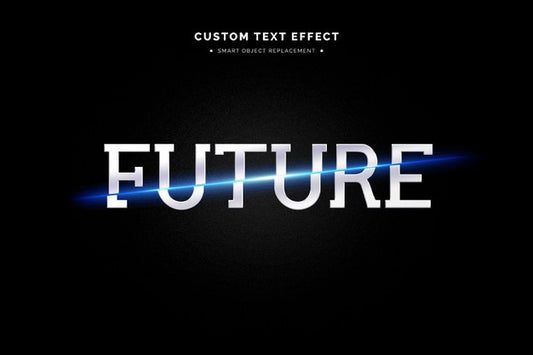 Free Futuristic 34 Text Style Psd