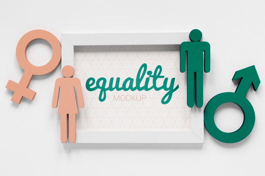 Free Gender Equality Concept Mock-Up Psd