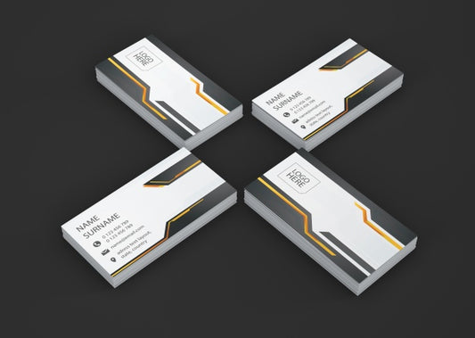 Free Geometric Business Card Showcase Psd