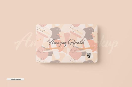 Free Gift Card Mockup Psd