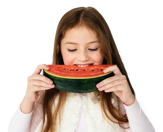 Free Girl Eating Watermelon Studio Concept