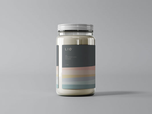 Free Glass Jar With Label Mockup