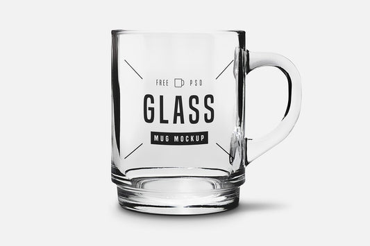 Free Glass Mug Mockup