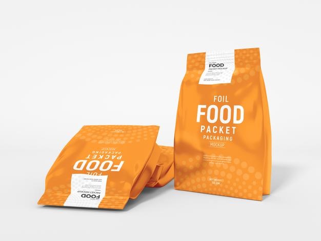 Free Glossy Foil Food Packet Mockup Psd – CreativeBooster