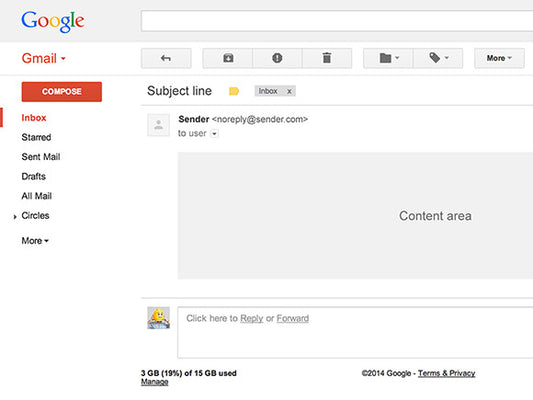 Free Gmail Ui Psd Template