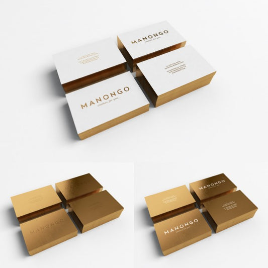 Free Golden Business Card Design Psd