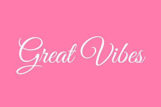 Great Vibes Font - Free Download