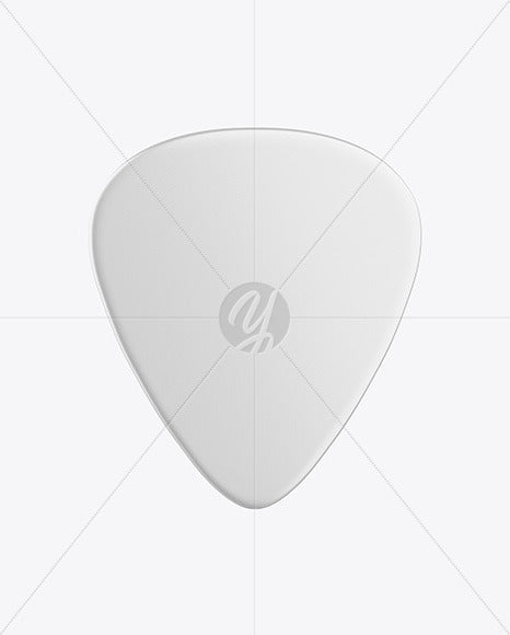 Free Guitar Pick Mockup