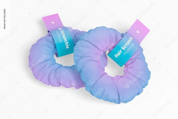 Free Hair Scrunchies Mockup Psd